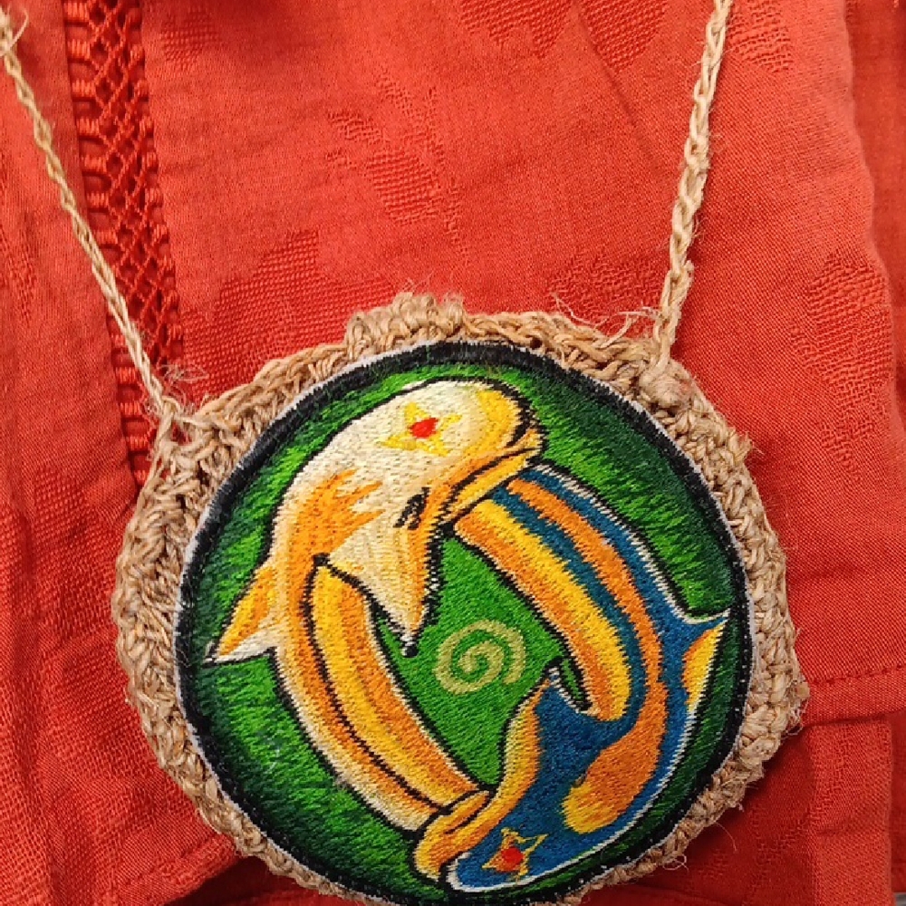 Handcrafted Mini Bag with Embroidered Design